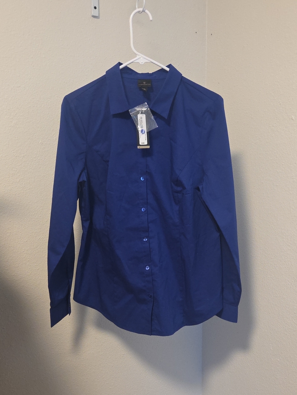 Vintage Worthington Long-Sleeve Dress Shirt